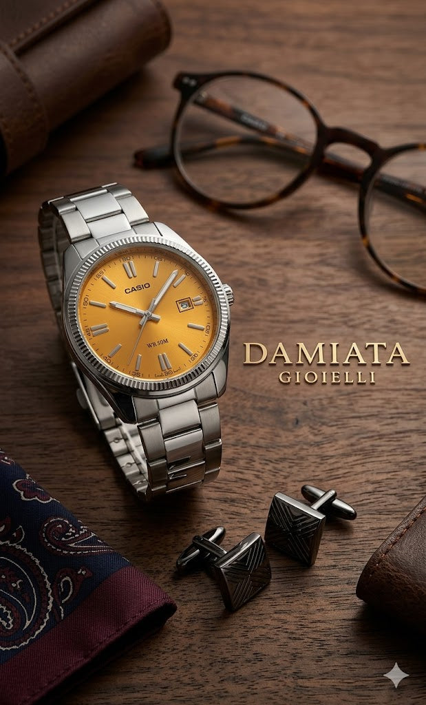 Orologio solo tempo Casio uomo in acciaio MTP-1302PD-9AVEF