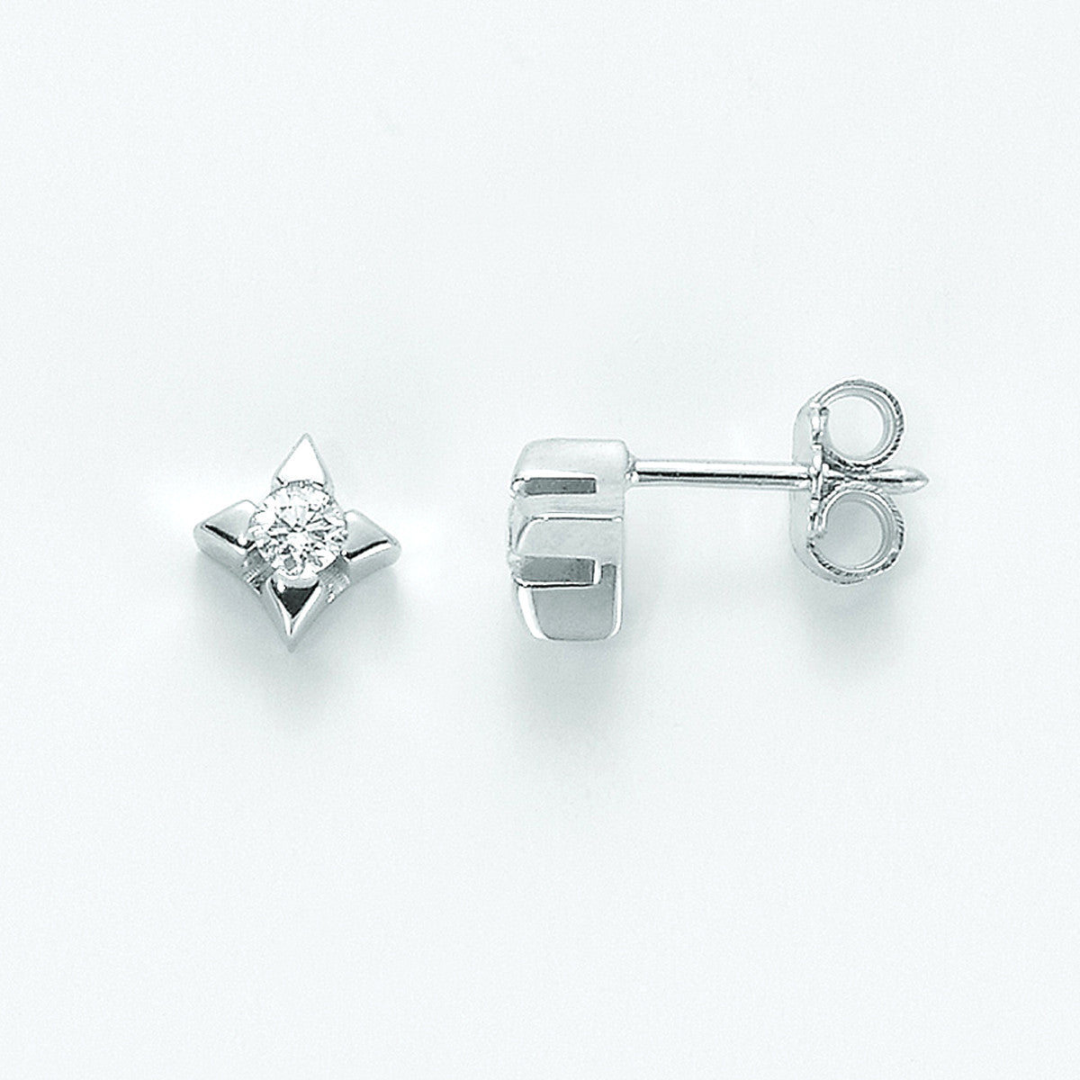 Orecchini punto luce donna Miluna in oro bianco e diamanti ERD1590_012G7