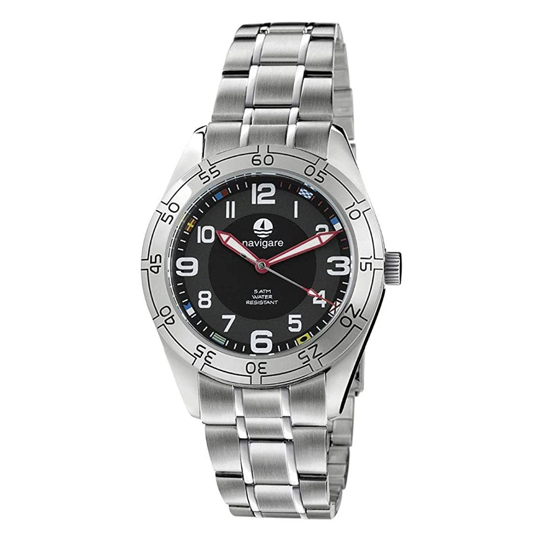 Orologio solo tempo uomo Navigare in acciaio NA195-03-NI