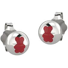 Orecchini a sfera bambina Nanán in argento NAN0148