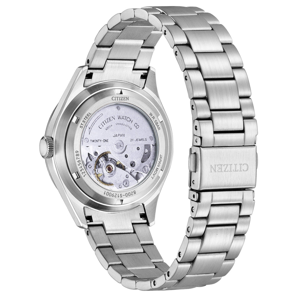 Orologio uomo meccanico Citizen "MECCANICO" in acciaio NH8391-51L