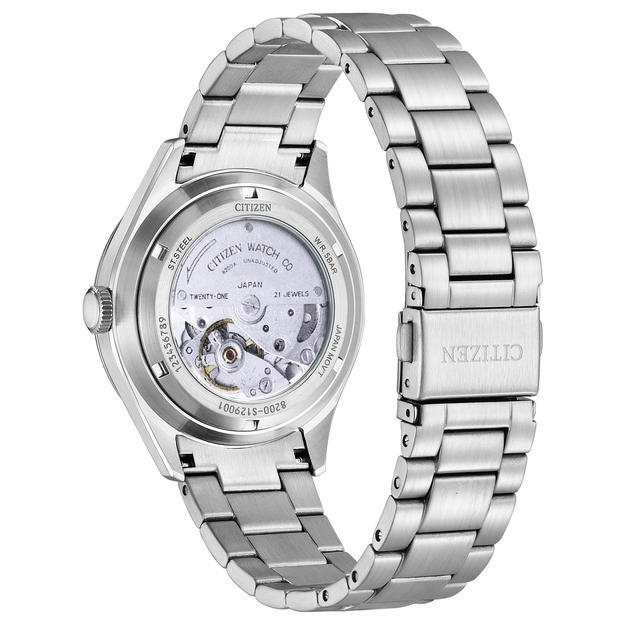 Orologio uomo meccanico Citizen "MECCANICO" in acciaio NH8391-51L