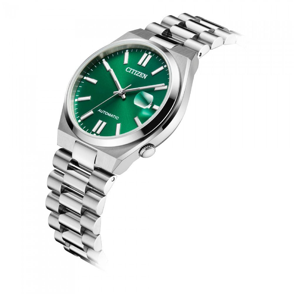 Orologio automatico solo tempo Citizen uomo "Tsuyosa" in acciaio NJ0150-81X