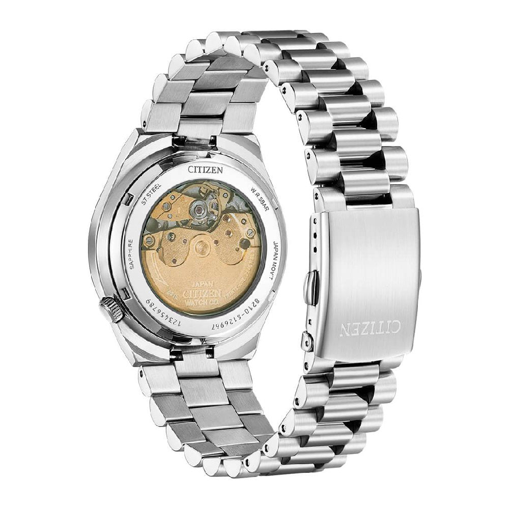 Orologio automatico solo tempo Citizen uomo "Tsuyosa" in acciaio NJ0150-81X