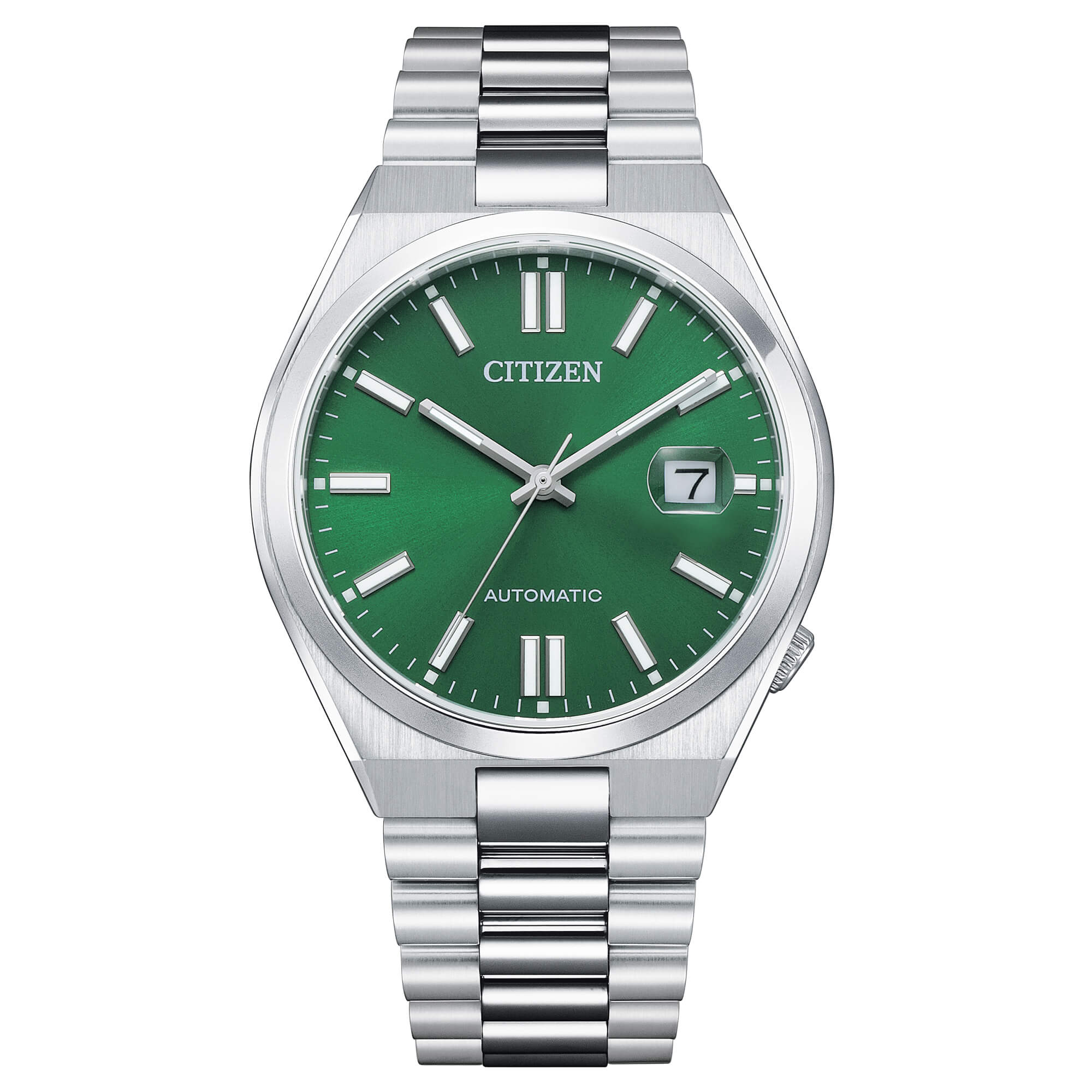 Orologio automatico solo tempo Citizen uomo "Tsuyosa" in acciaio NJ0150-81X