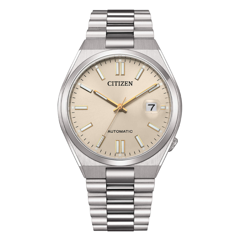 Orologio solo tempo meccanico Citizen uomo "TSUYOSA" in acciaio ref. NJ0151-88W