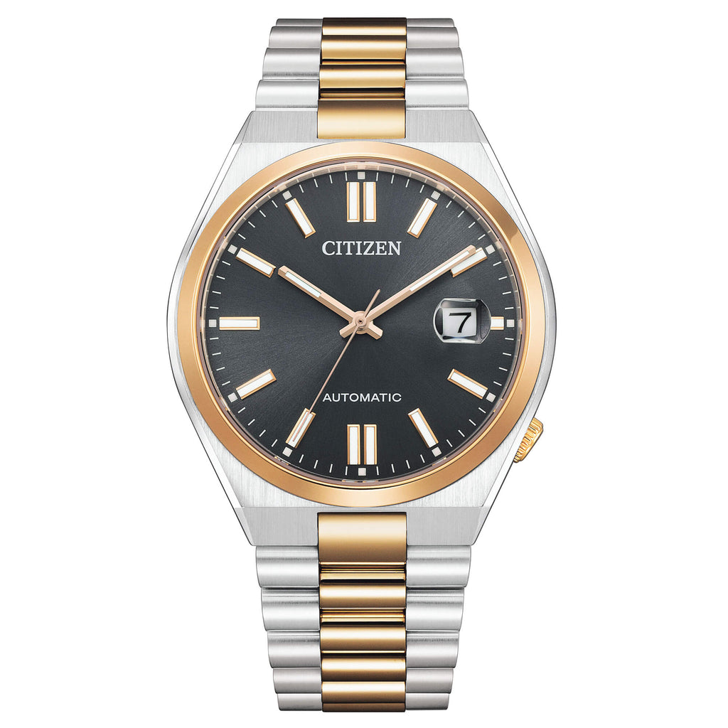 Orologio automatico solo tempo Citizen uomo "Tsuyosa" in acciaio NJ0154-80H