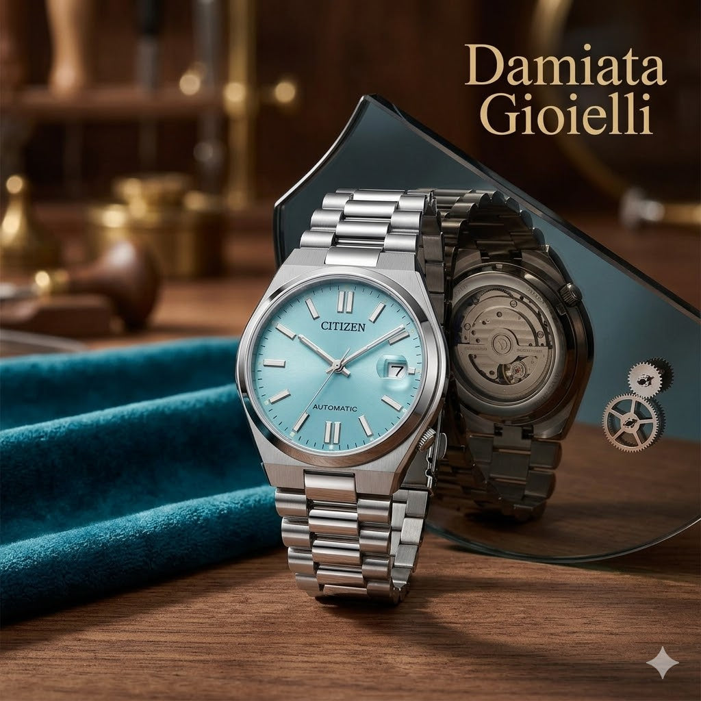 Orologio automatico solo tempo Citizen "TSUYOSA" in acciaio NJ0200-50L