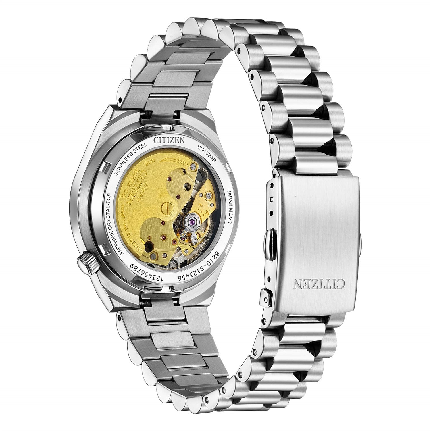Orologio automatico solo tempo Citizen "TSUYOSA" in acciaio NJ0200-50X
