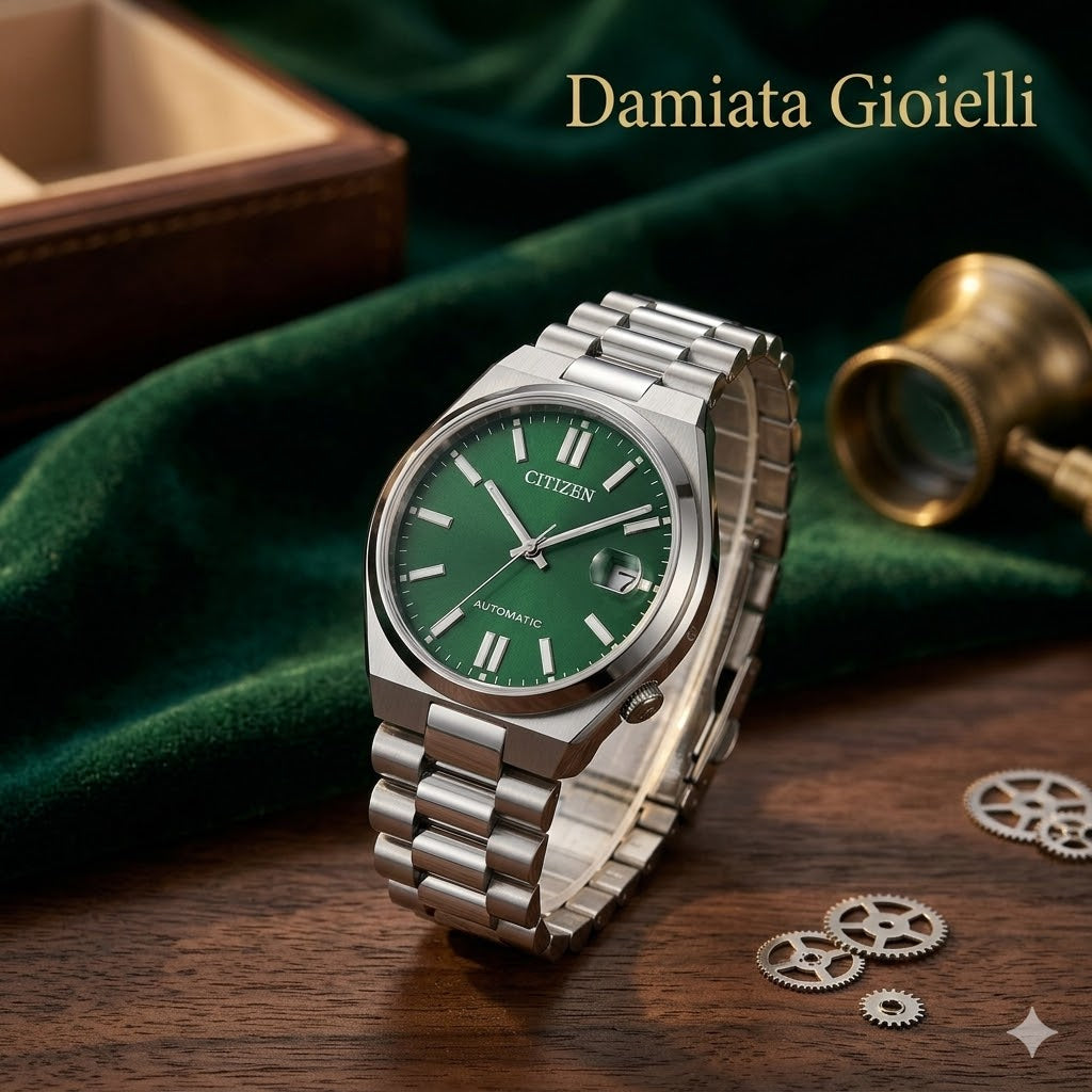 Orologio automatico solo tempo Citizen "TSUYOSA" in acciaio NJ0200-50X