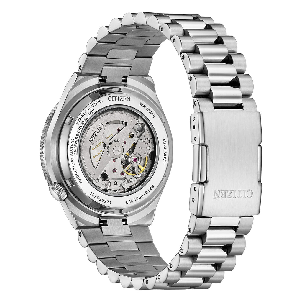 Orologio solo tempo meccanico Citizen uomo "TSUYOSA" in acciaio ref. NJ0231-56L