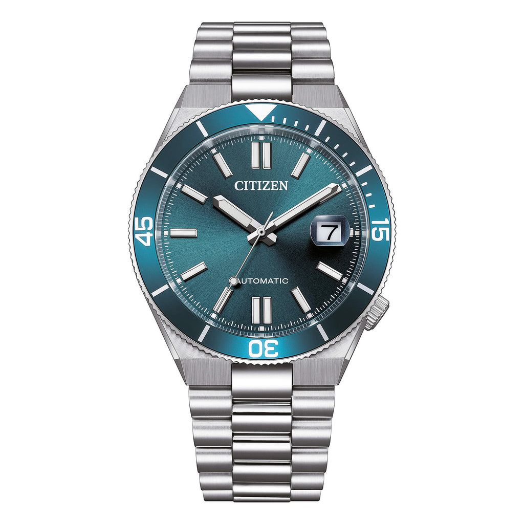 Orologio solo tempo meccanico Citizen uomo "TSUYOSA" in acciaio ref. NJ0231-56L