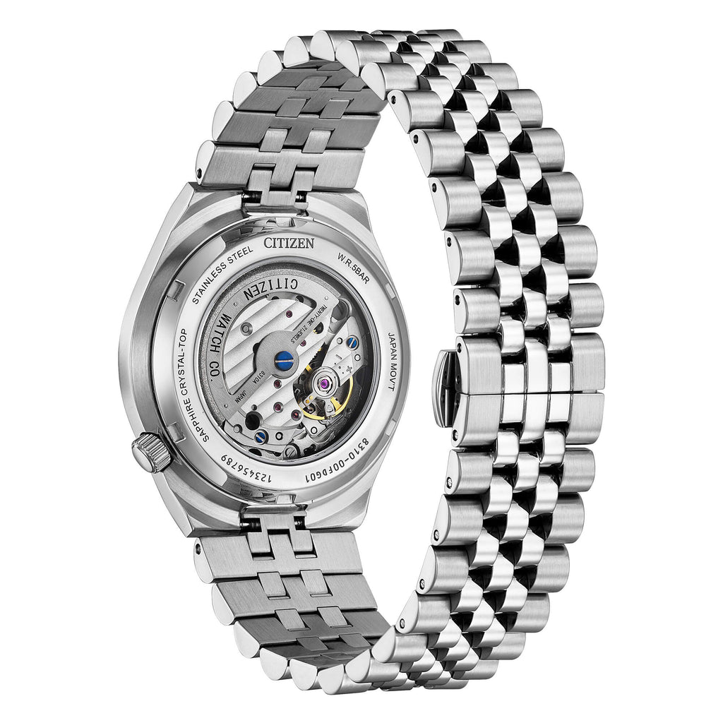 Orologio solo tempo meccanico Citizen uomo "TSUYOSA" in acciaio ref. NK0020-55E