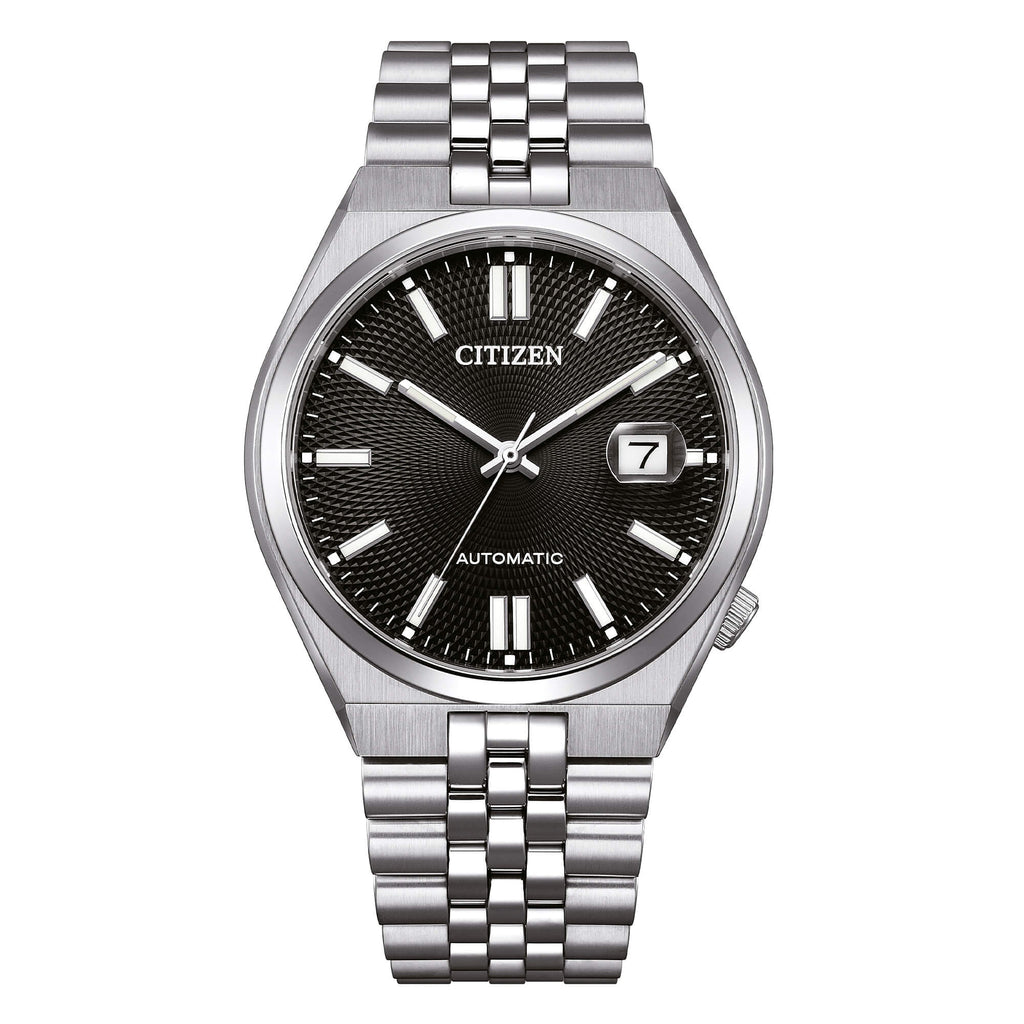 Orologio solo tempo meccanico Citizen uomo "TSUYOSA" in acciaio ref. NK0020-55E