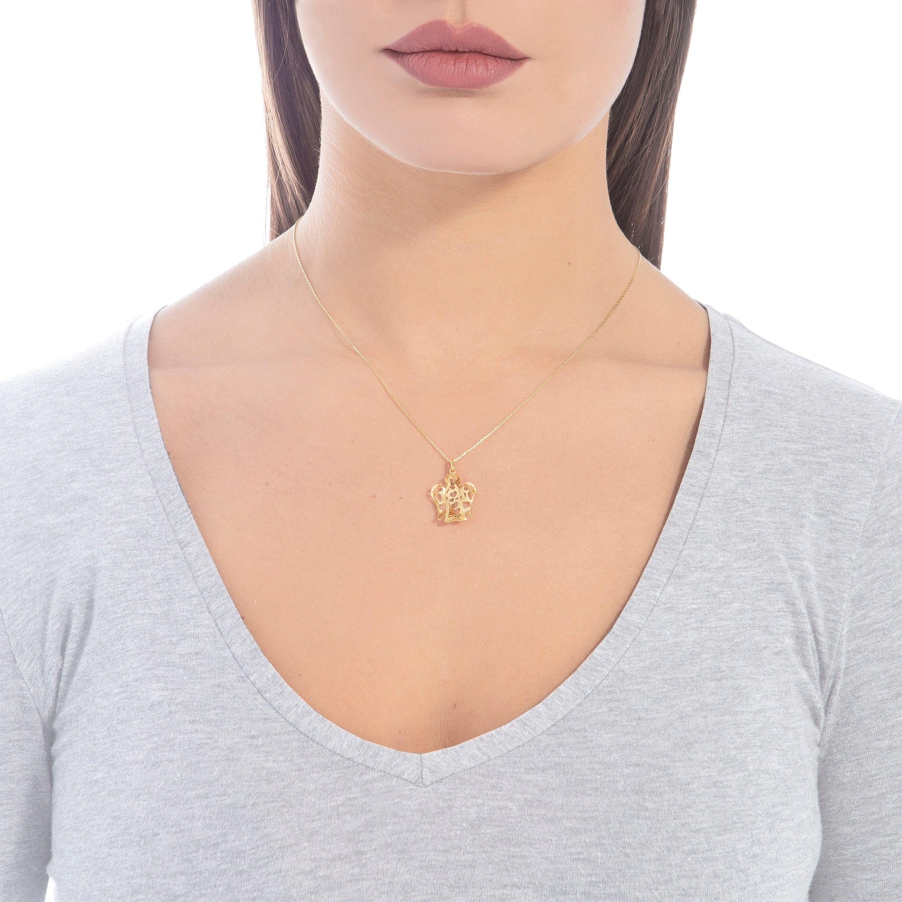 Collana angelo donna Roberto Giannotti in oro giallo NKT296