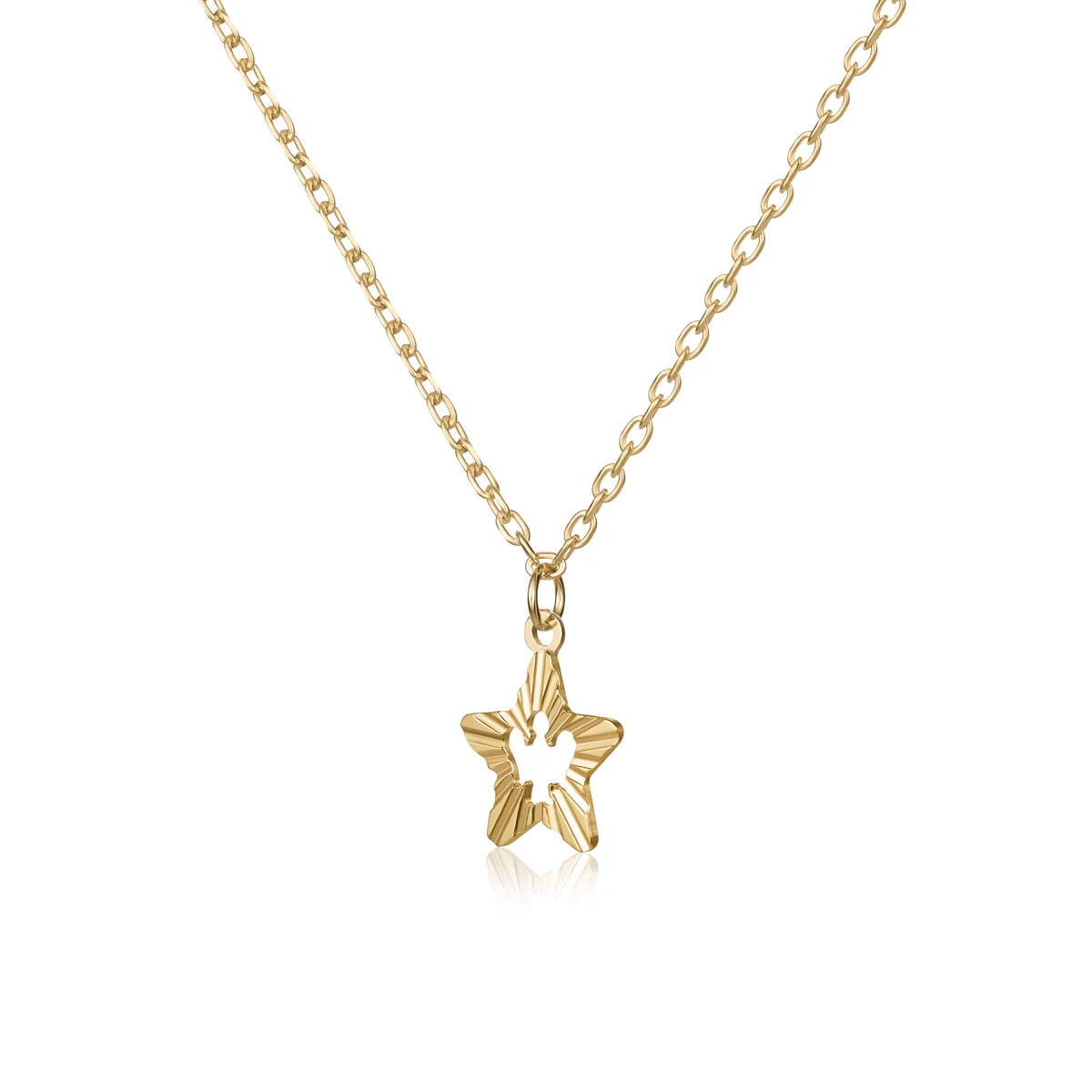 Collana stella donna Roberto Giannotti in oro giallo NKT396