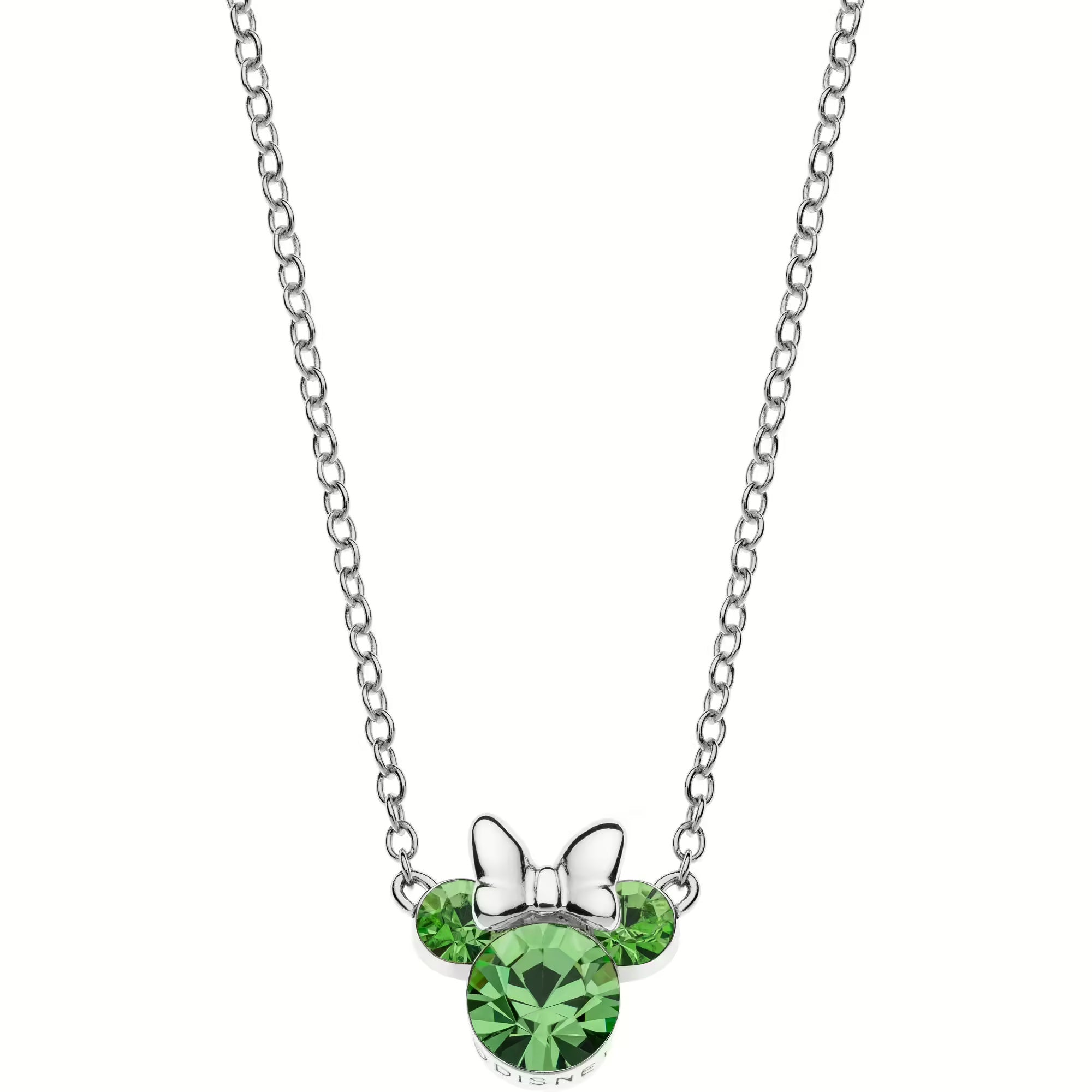 Collana Disney bambina in argento 925% con zirconi raffigurante Minnie NS00006SAUGL-157