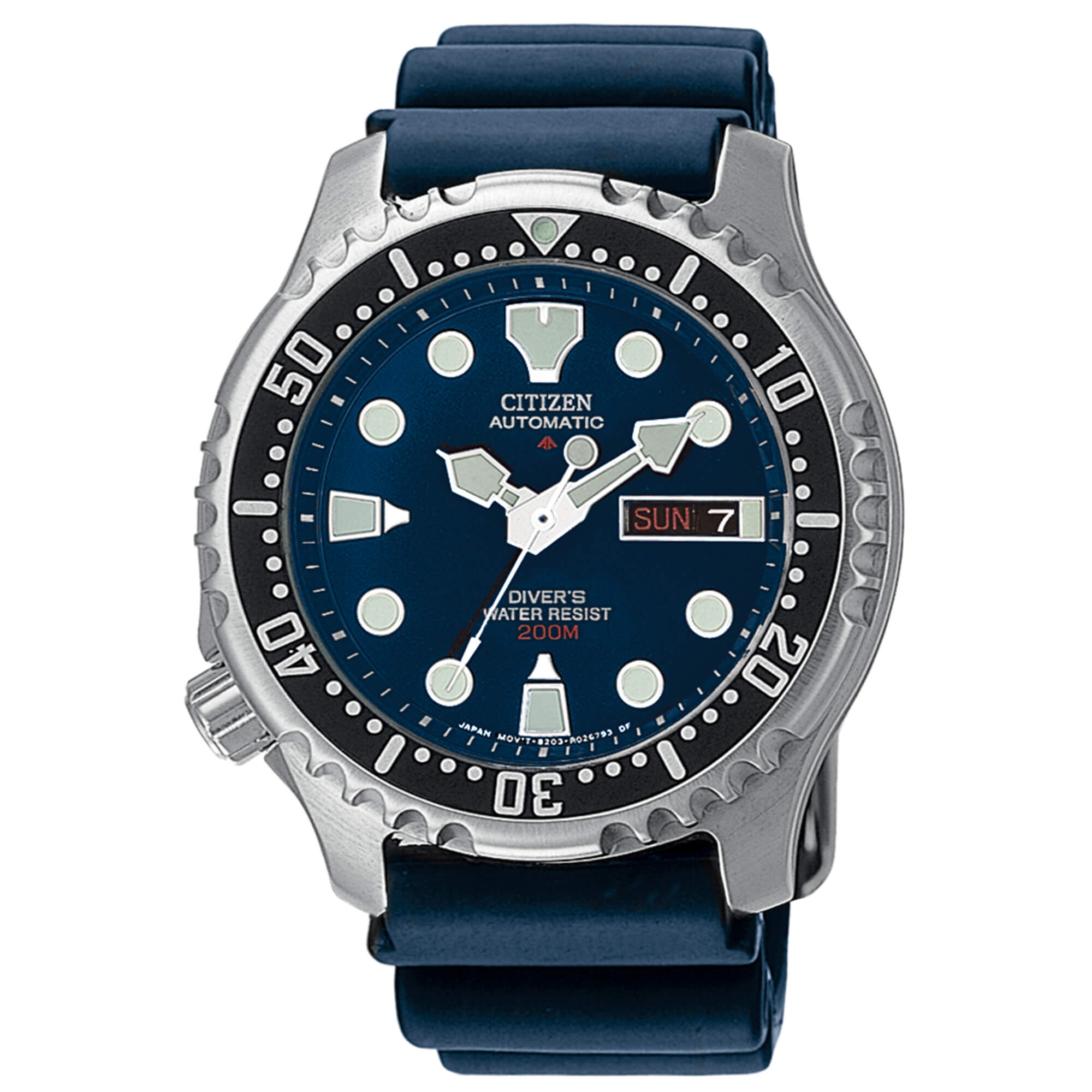 Orologio automatico solo tempo Citizen uomo "PROMASTER" in acciaio e silicone NY0040-17L