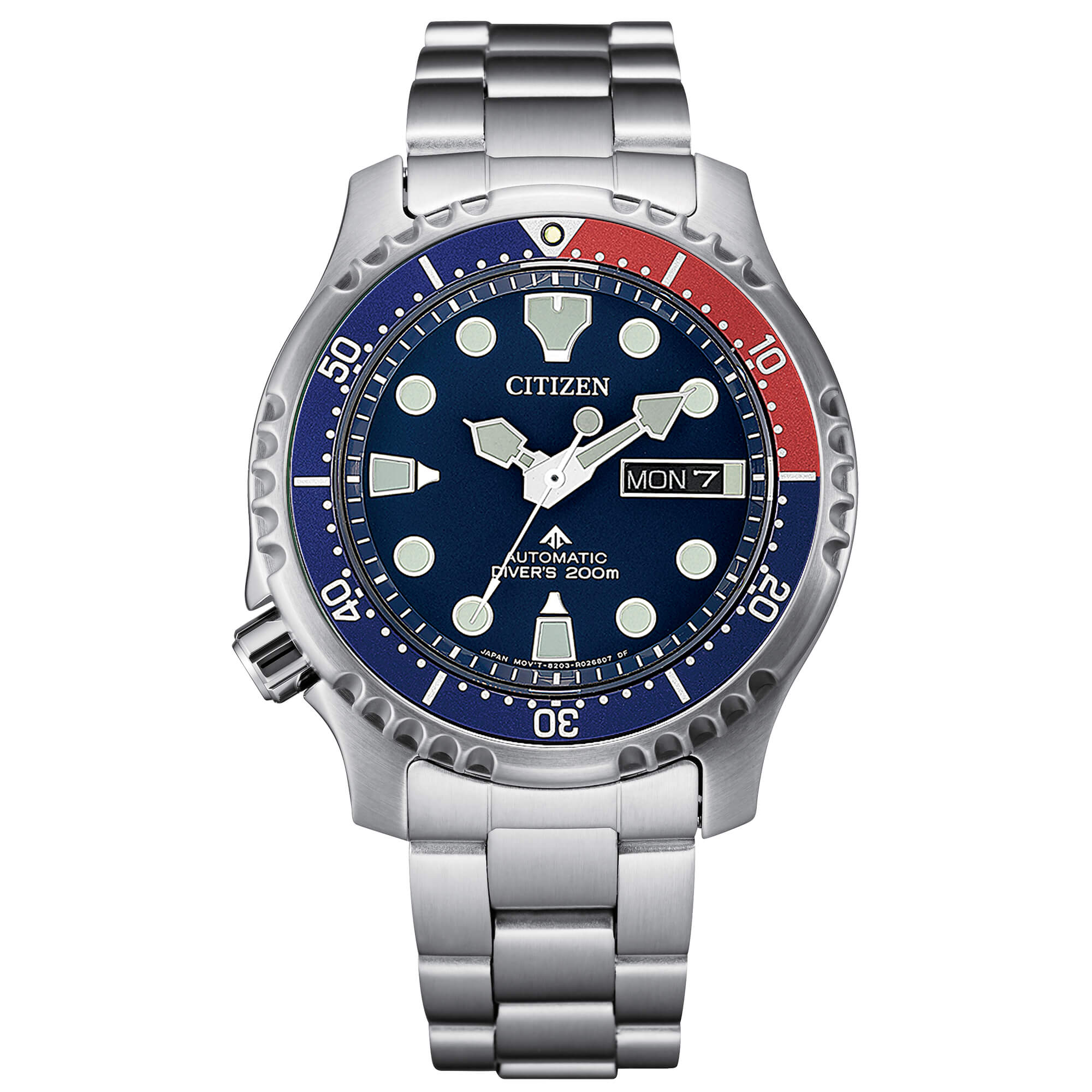 Orologio solo tempo Citizen uomo Promaster Diver meccanico in acciaio NY0086-83L