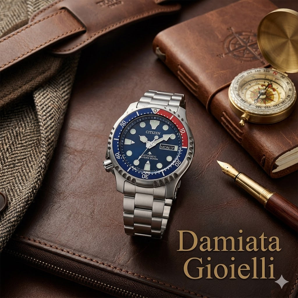 Orologio solo tempo Citizen meccanico uomo "PROMASTER DIVER" in acciaio NY0086-83L