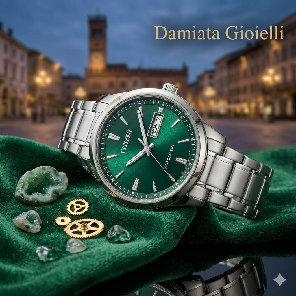 Orologio solo tempo Citizen "OF" automatico in acciaio NY4058-79X