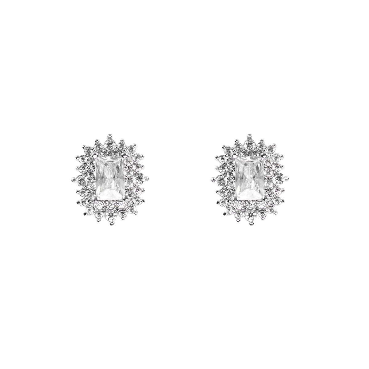 Orecchini donna in lega metallica e zirconi OR5058B