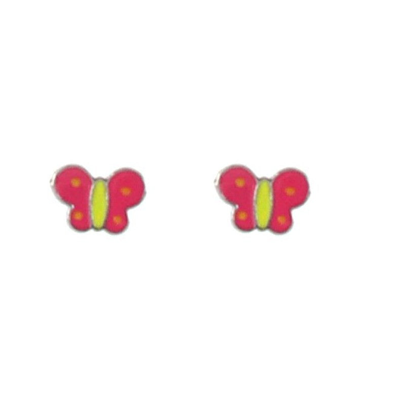 Orecchini farfalla bambina Urania Preziosi in argento smaltato ORBABY018F
