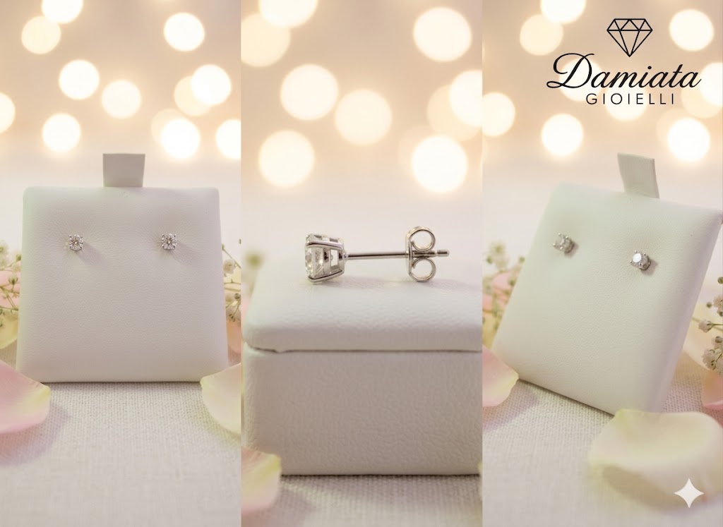 Orecchini punto luce donna Lucciole Gioielli in oro bianco e diamanti ORFB-9KT-3