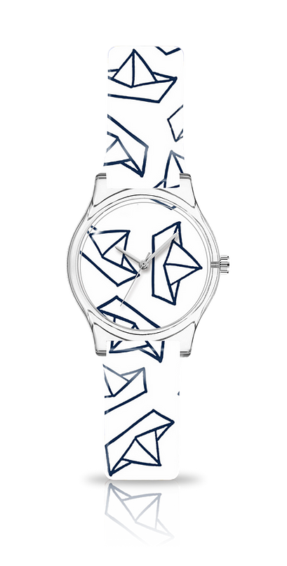 Orologio solo tempo donna Jacob Mille Origami in silicone