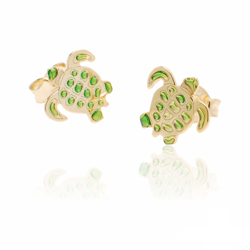 Orecchini donna My Sicily Tartaruga in argento ORLS07