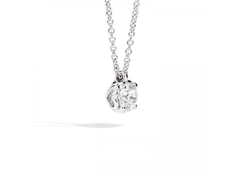 Collana punto luce donna Recarlo in oro bianco e diamante P01PX001/016Y-45