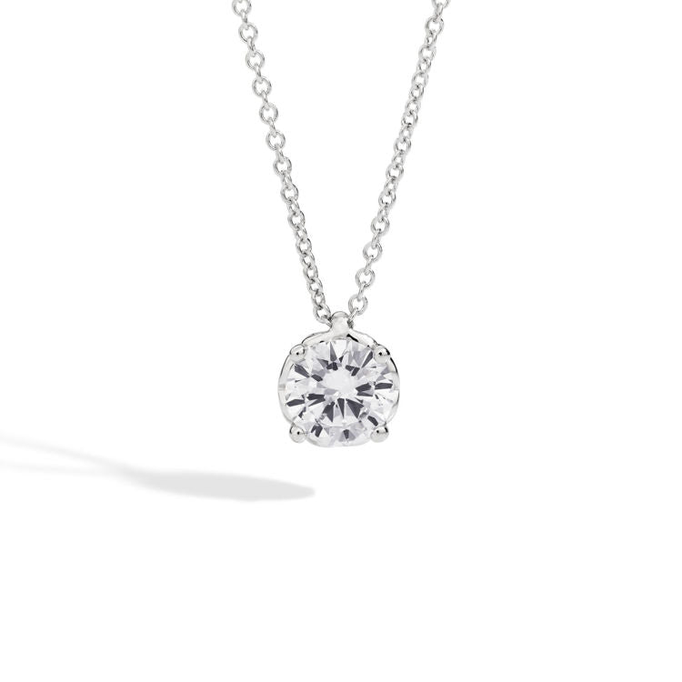 Collana punto luce donna Recarlo in oro bianco e diamante P01PX001/029Y-45