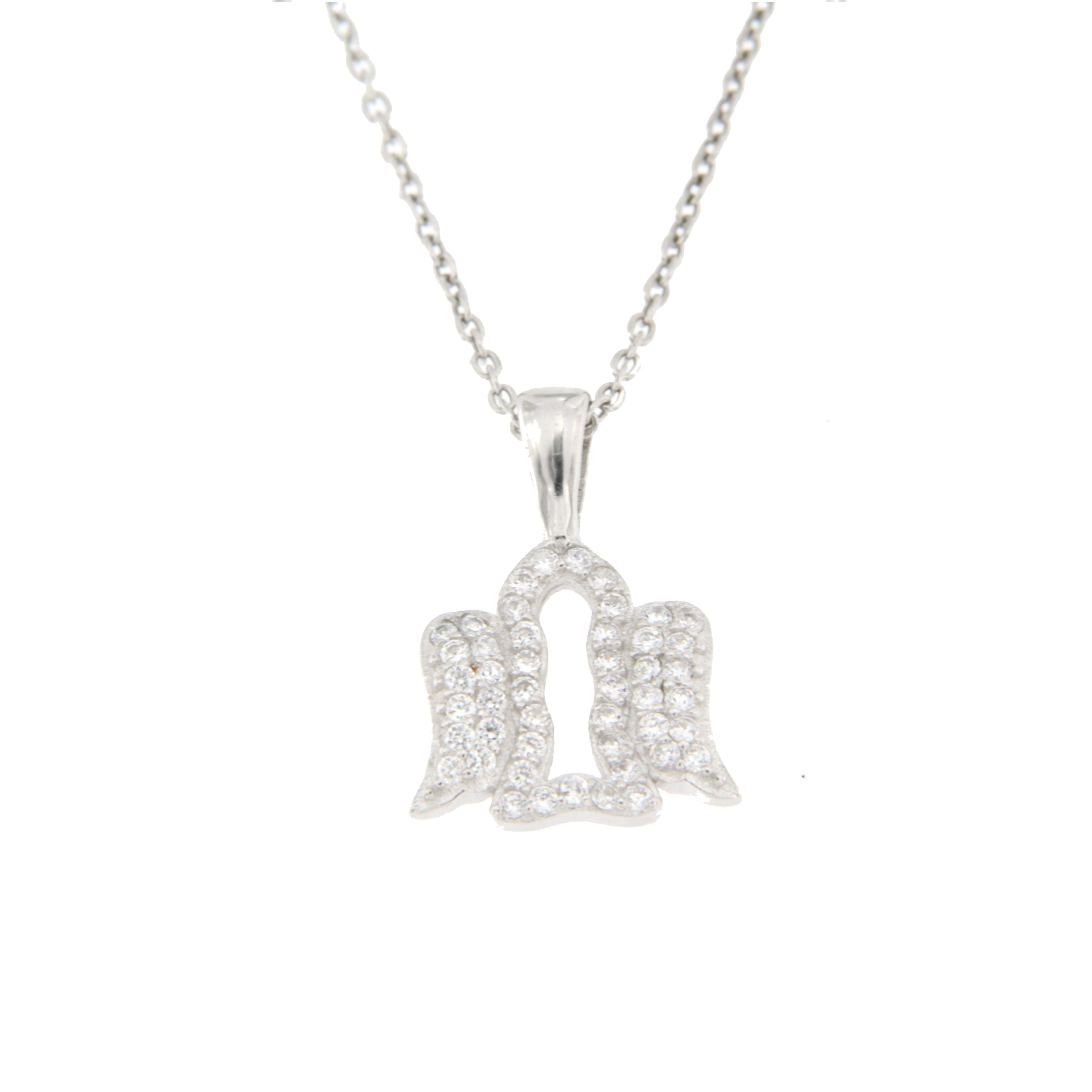 Collana angelo donna Urania Preziosi in argento e zirconi P2117