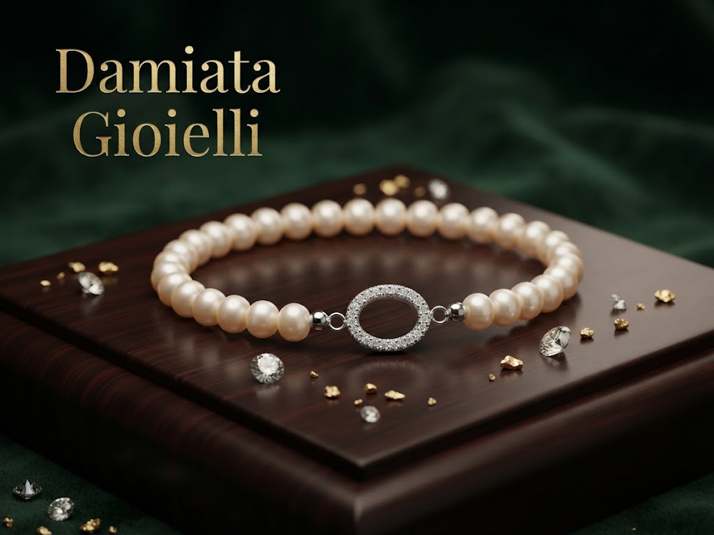Bracciale filo di perle Miluna in argento e zirconi ref. PBR1983
