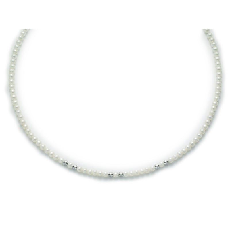 Collana filo di perle donna Miluna in oro bianco PCL4325X