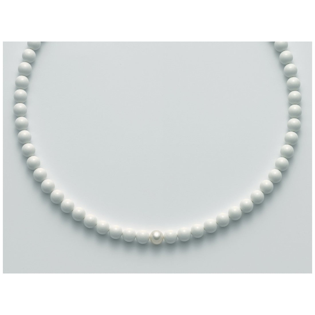 Collana donna Miluna Donna in corallo bianco e perla PCL4442