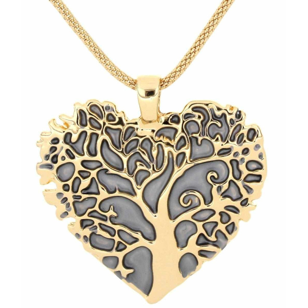 Collana albero della vita donna Urania Preziosi in ottone smaltato PDAM155GRI
