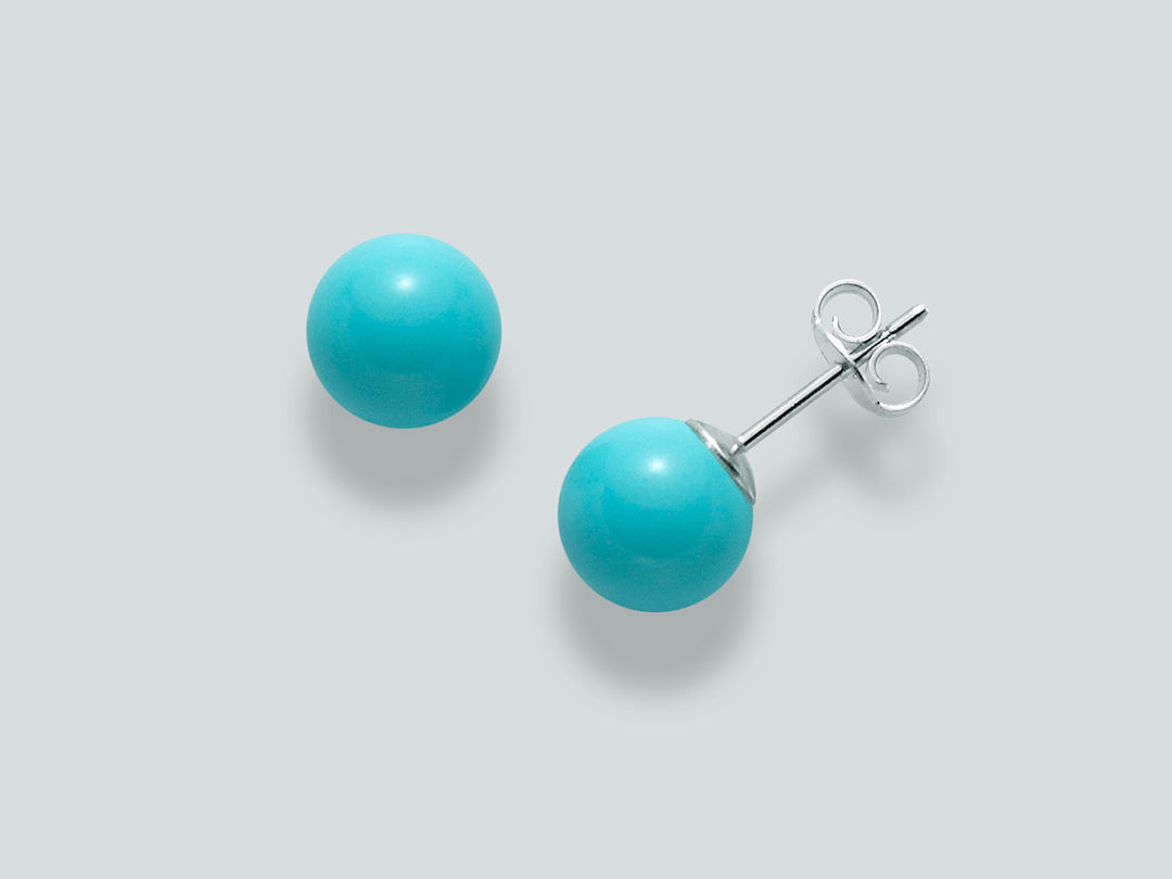 Orecchini donna Miluna collezione Terra e Mare in argento e turchese PER2326