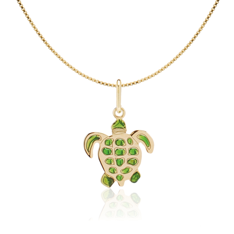 Collana donna My Sicily Tartaruga in argento PES07