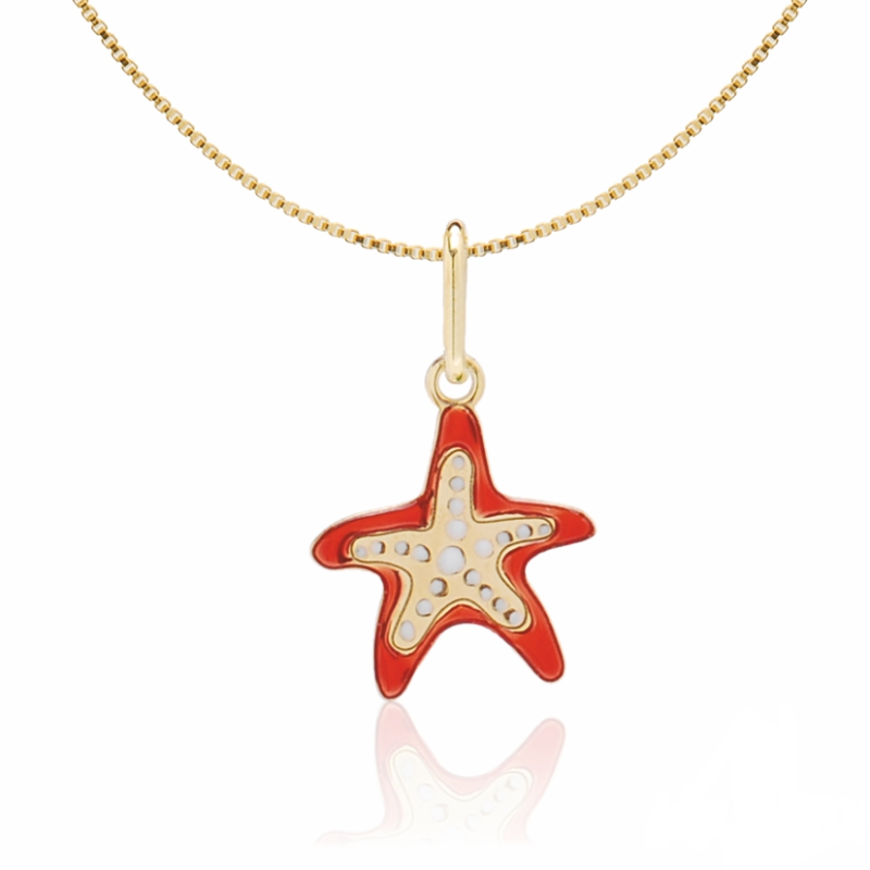 Collana donna My Sicily Stella Marina in argento PES08