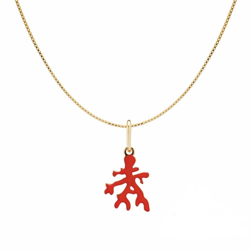 Collana donna My Sicily Corallo in argento PES10