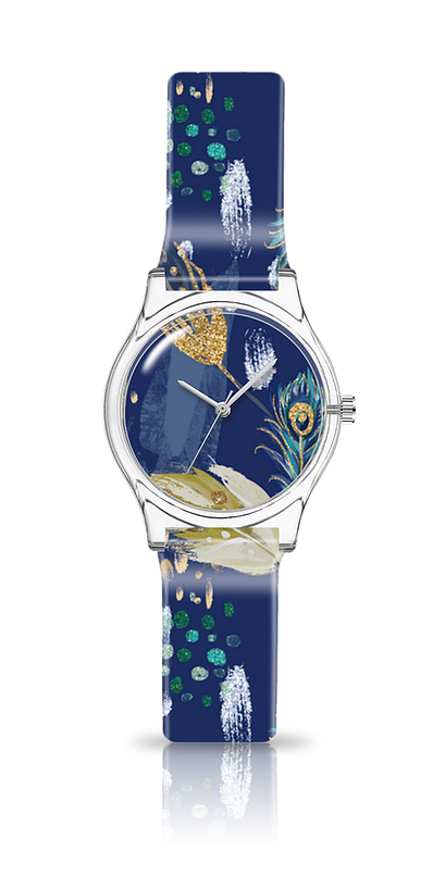 Orologio solo tempo donna Jacob Mille Plume in silicone