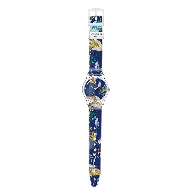 Orologio solo tempo donna Jacob Mille Plume in silicone