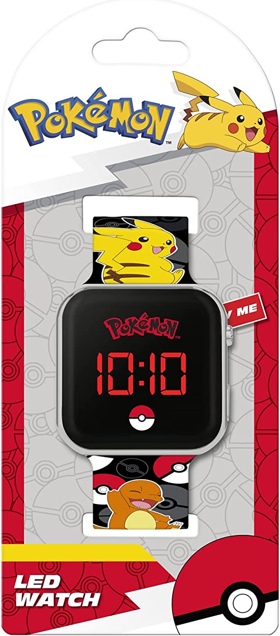 Orologio Disney bambino o bambina Pokemon in silicone e alluminio POK4322