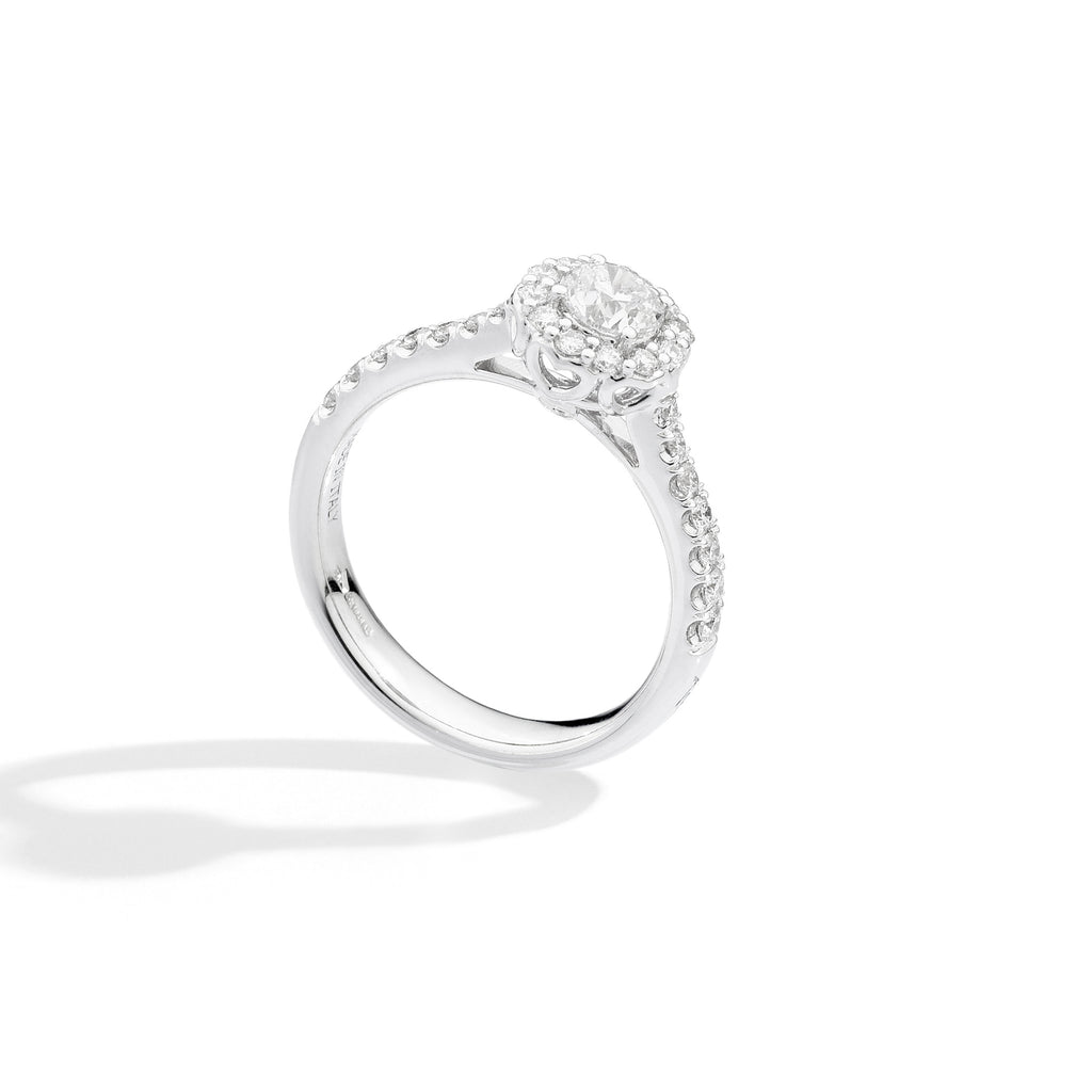Anello donna Recarlo in oro bianco e diamanti R01SC018/055-13