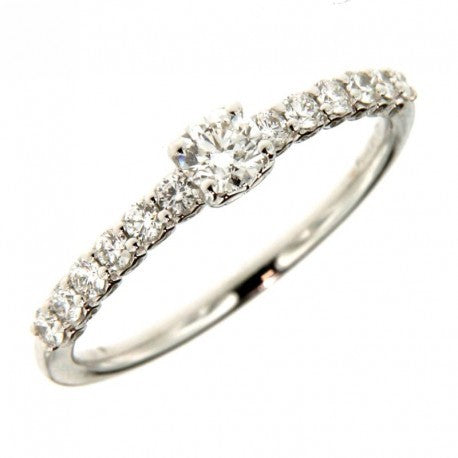 Anello donna Recarlo in oro bianco e diamanti R01SP209/040-14