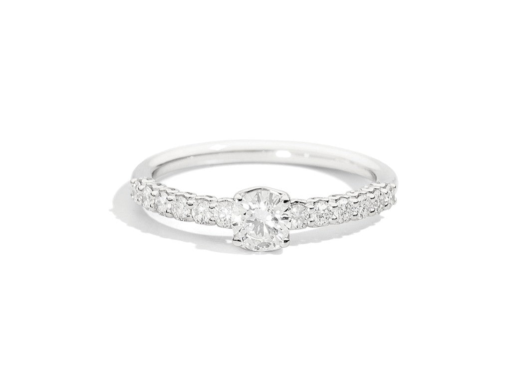 Anello donna Recarlo in oro bianco e diamanti R01SP209/040-14