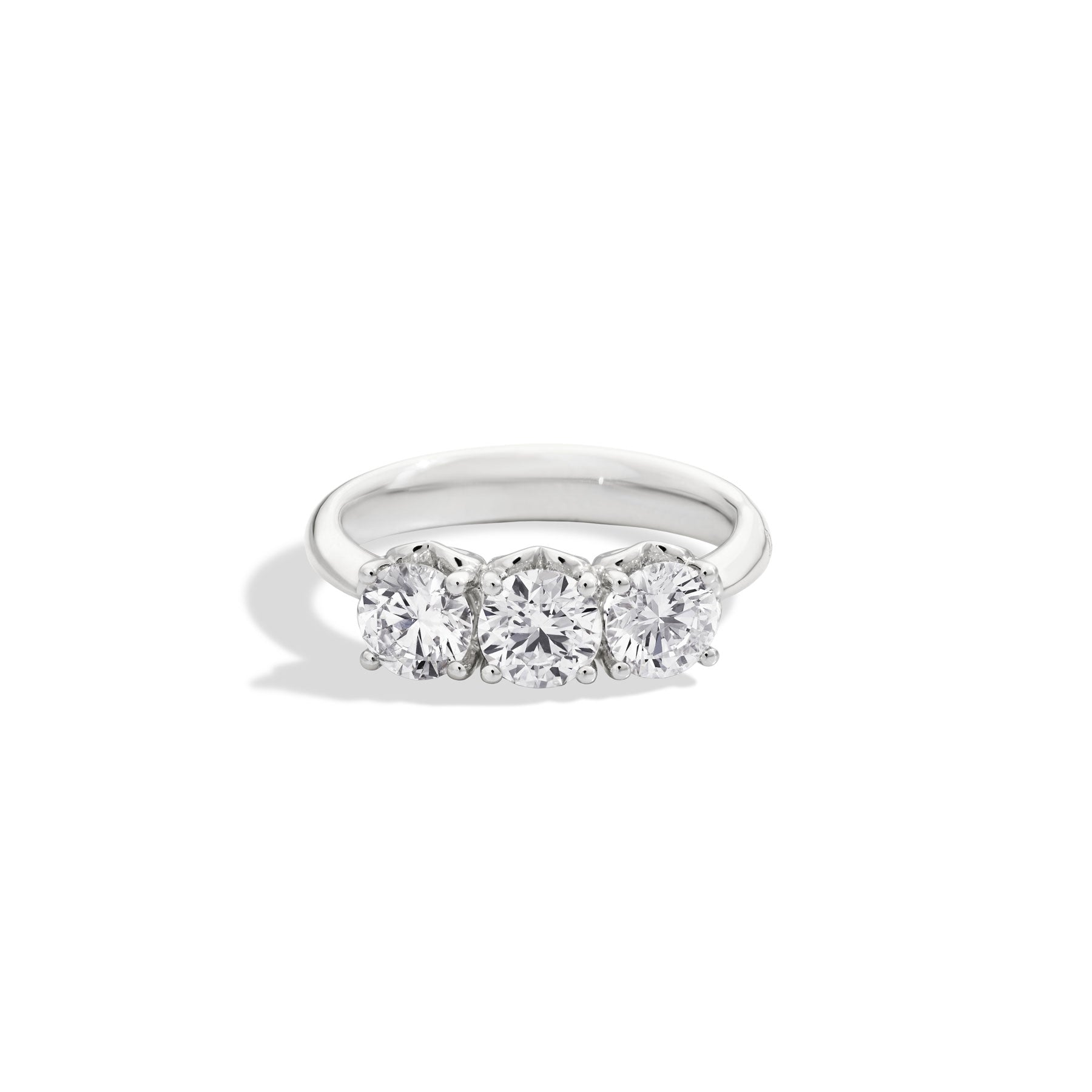 Anello trilogy donna Recarlo in oro bianco con diamanti R01TY001/015-12