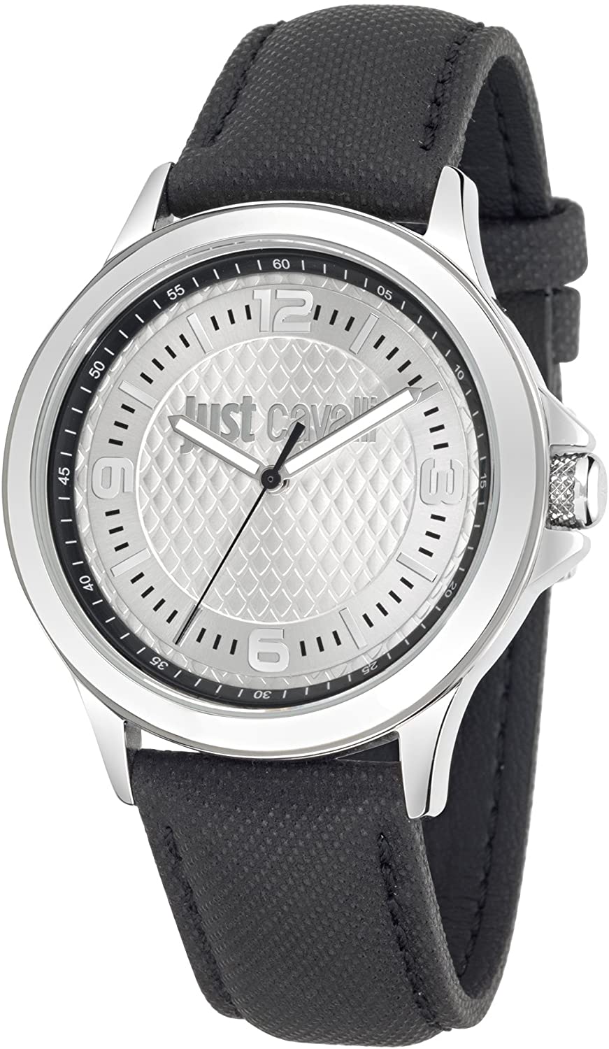 Orologio solo tempo uomo Just Cavalli in acciaio e pelle R7251596002