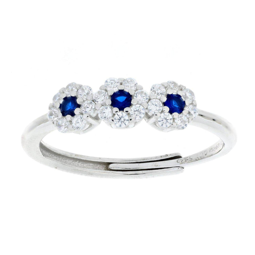 Anello trilogy donna Urania Preziosi in argento e zirconi RSI4001ZF